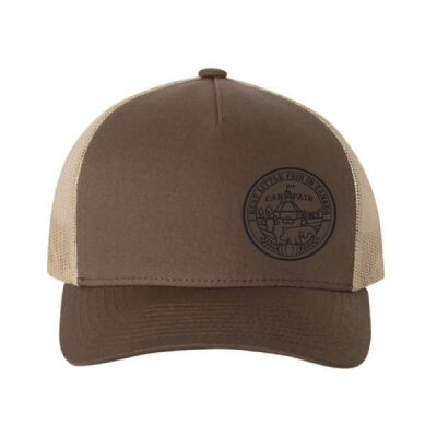 Yupoong Adult Faux Leather Patch Cap